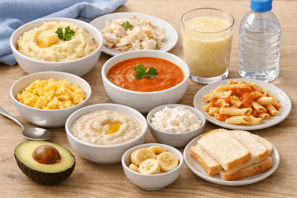 Soft foods for recovery and comfort